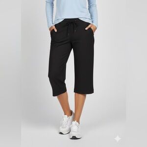 Lululemon Relaxed Fit Crop II Straight Leg Black 6